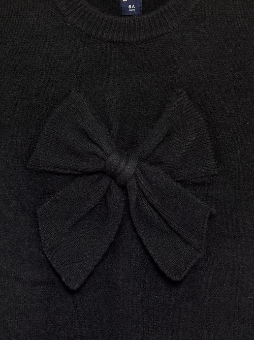 Robe pull avec grand nœud devant - Kiabi Robe pull avec grand nœud devant - Kiabi