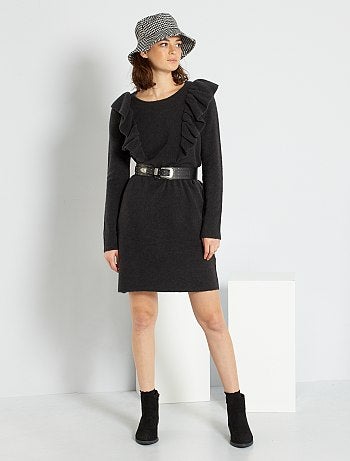 Robe pull avec laine