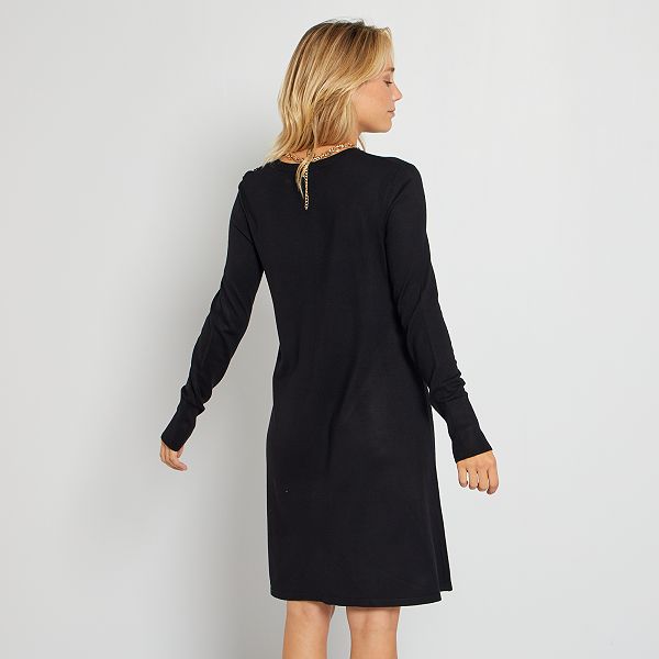 robe pull boutonnée