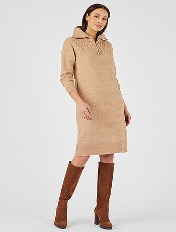 Robe-pull col camionneur Thermolactyl - Damart