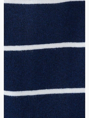 Robe-pull col polo rayée - Damart
