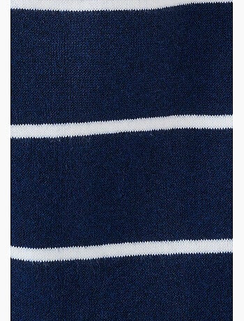 Robe-pull col polo rayée - Damart