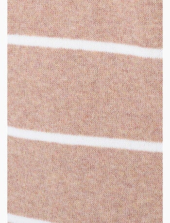 Robe-pull col polo rayée - Damart