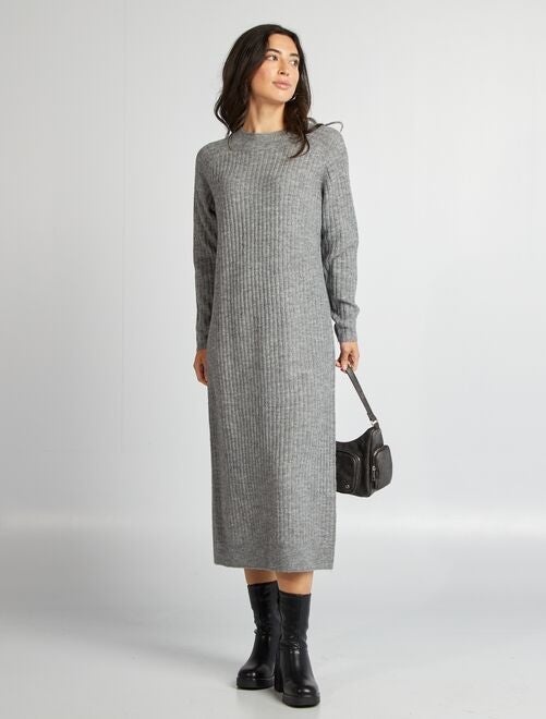 Robe pull coupe midi - Kiabi