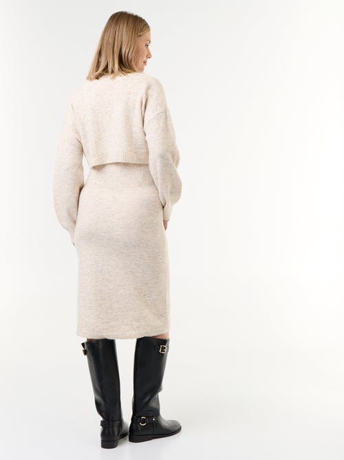 Robe pull de maternité 2-en-1 - Kiabi