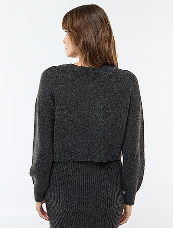 Robe pull de maternité 2-en-1