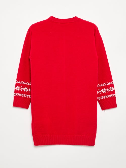 Robe pull de Noêl 'Disney' 'Minnie' 'Noël' - Kiabi