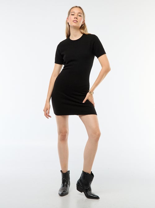 Robe pull en maille doudou - Kiabi