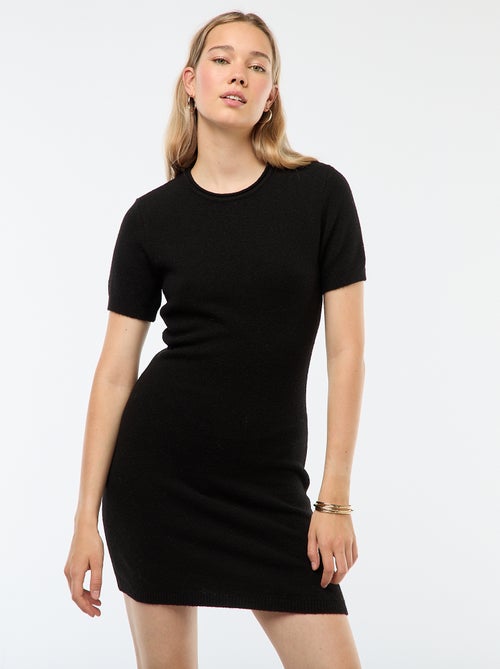 Robe pull en maille doudou - Kiabi