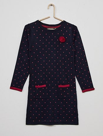 Robe pull en maille fine