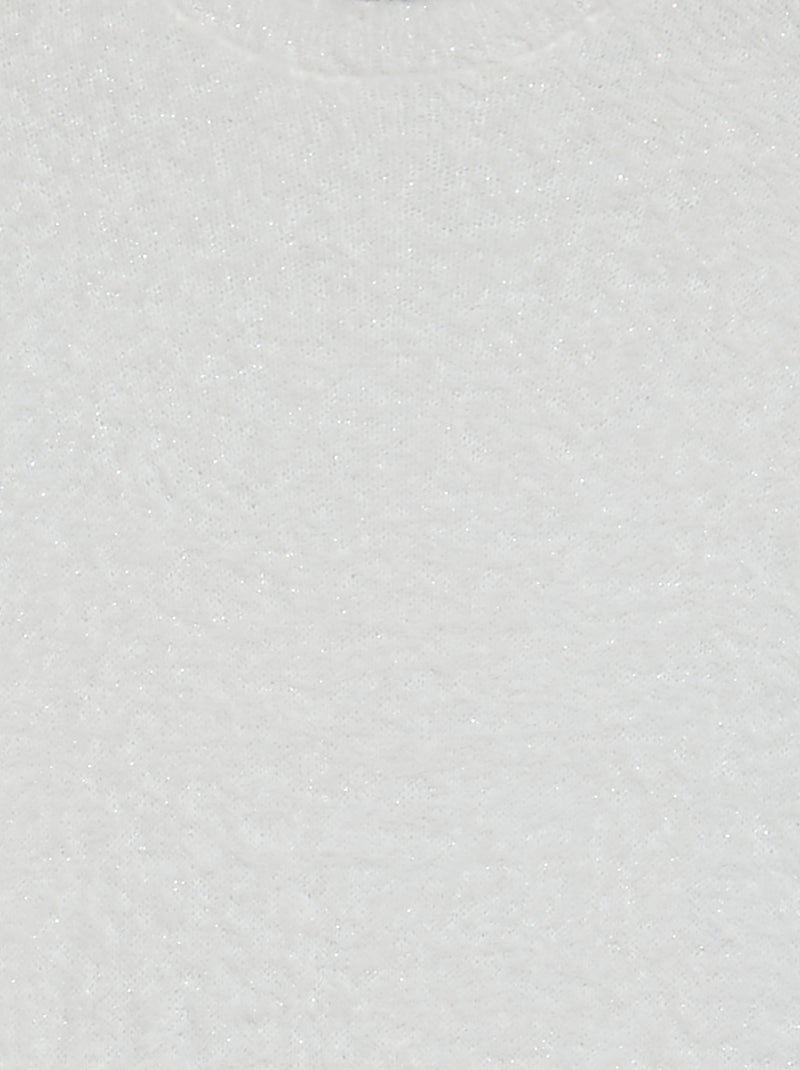 Robe pull en maille poilue Gris - Kiabi