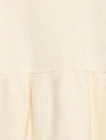 Robe pull en maille tricot douce