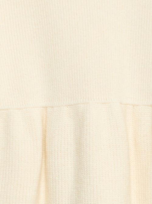 Robe pull en maille tricot douce - Kiabi