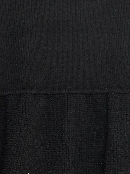 Robe pull en maille tricot douce - Kiabi