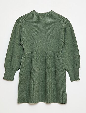 Robe pull en maille tricot douce