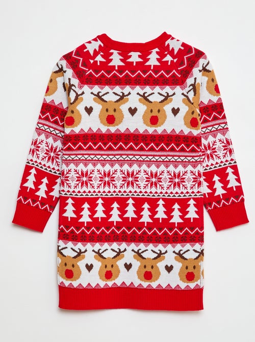 Robe pull en maille tricot - Kiabi