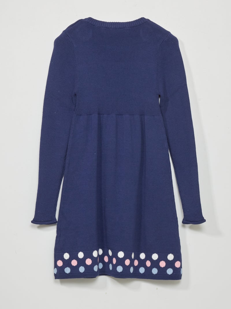 Robe évasée à Pois Banana Republic Taille 4 – Bleu/vert Marine, Stretch, Sans Manches, Occasion