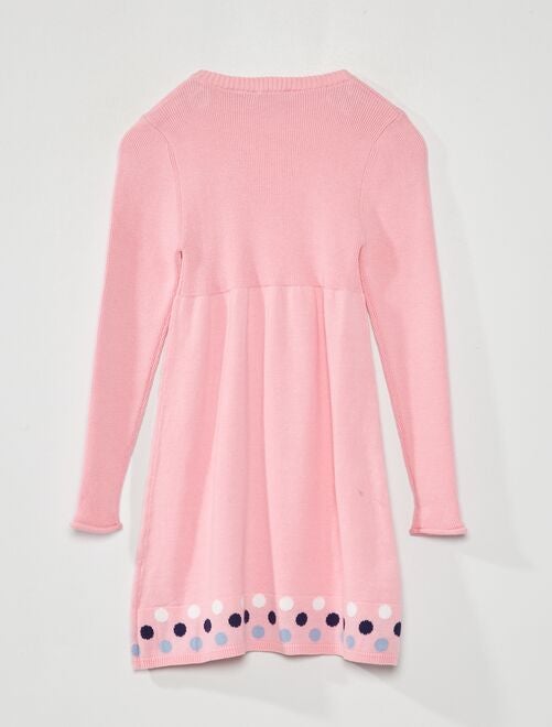 Robe longue fleurie rose » Grande Taille | Ulla Popken