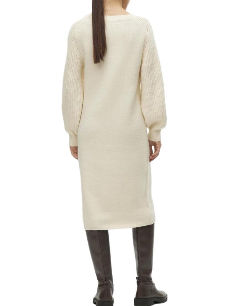 Robe pull femme vero moda Blanc - Kiabi