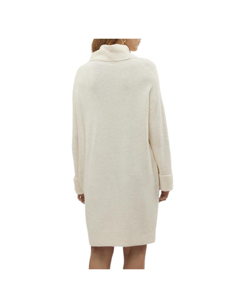 Robe Pull Femme Vero Moda Blanc - Kiabi