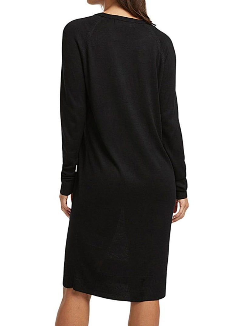 Robe pull Femme Vero Moda Noir - Kiabi