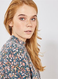 Robe pull fleurie - Kiabi