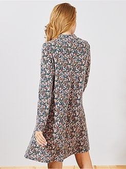 Robe pull fleurie - Kiabi