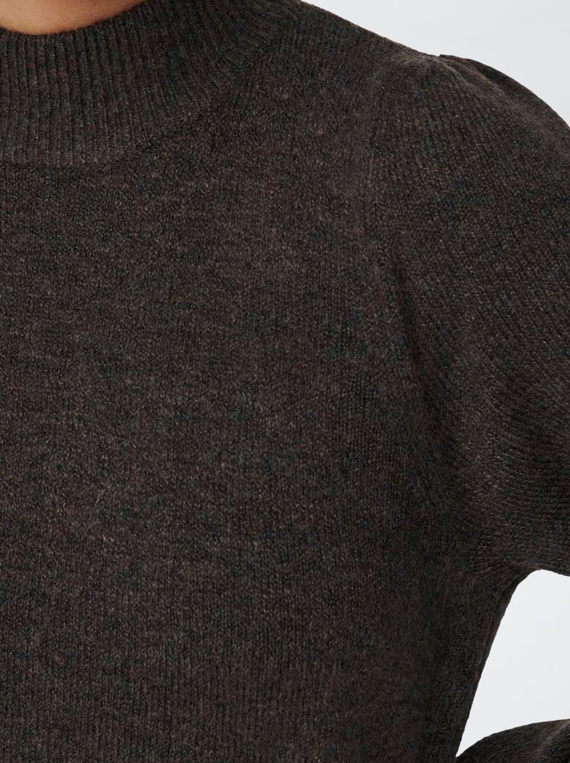 Robe pull genou 'JDY' Marron - Kiabi