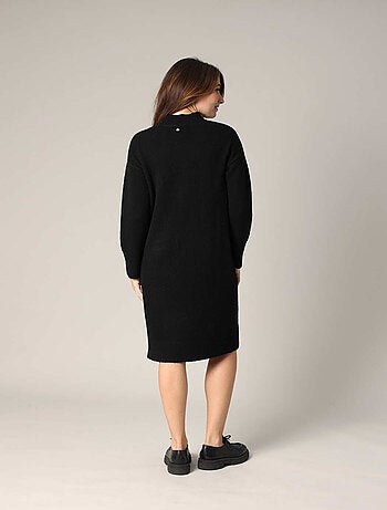 Robe pull midi en maille douce 'Deeluxe'