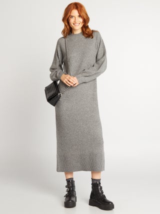 Robe pull midi