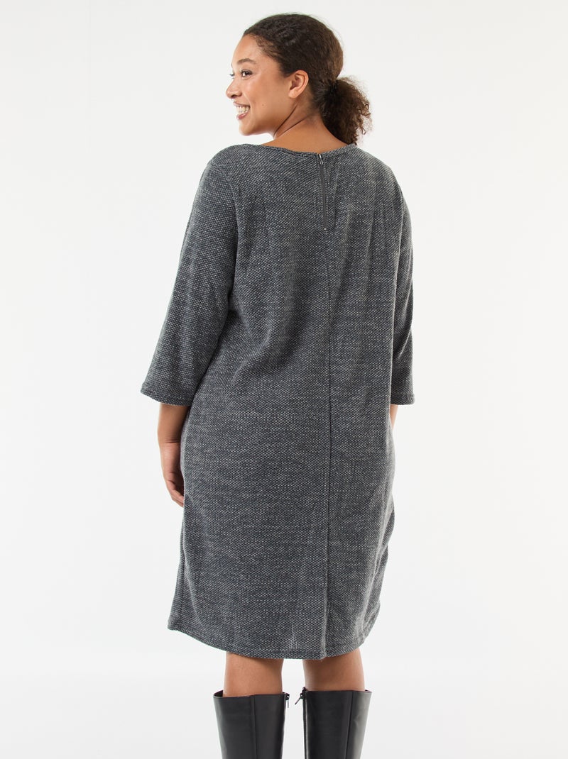 Robe pull 'Only Carmakoma' Gris - Kiabi