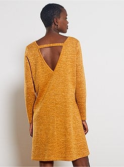 Robe pull ouverture dos - Kiabi
