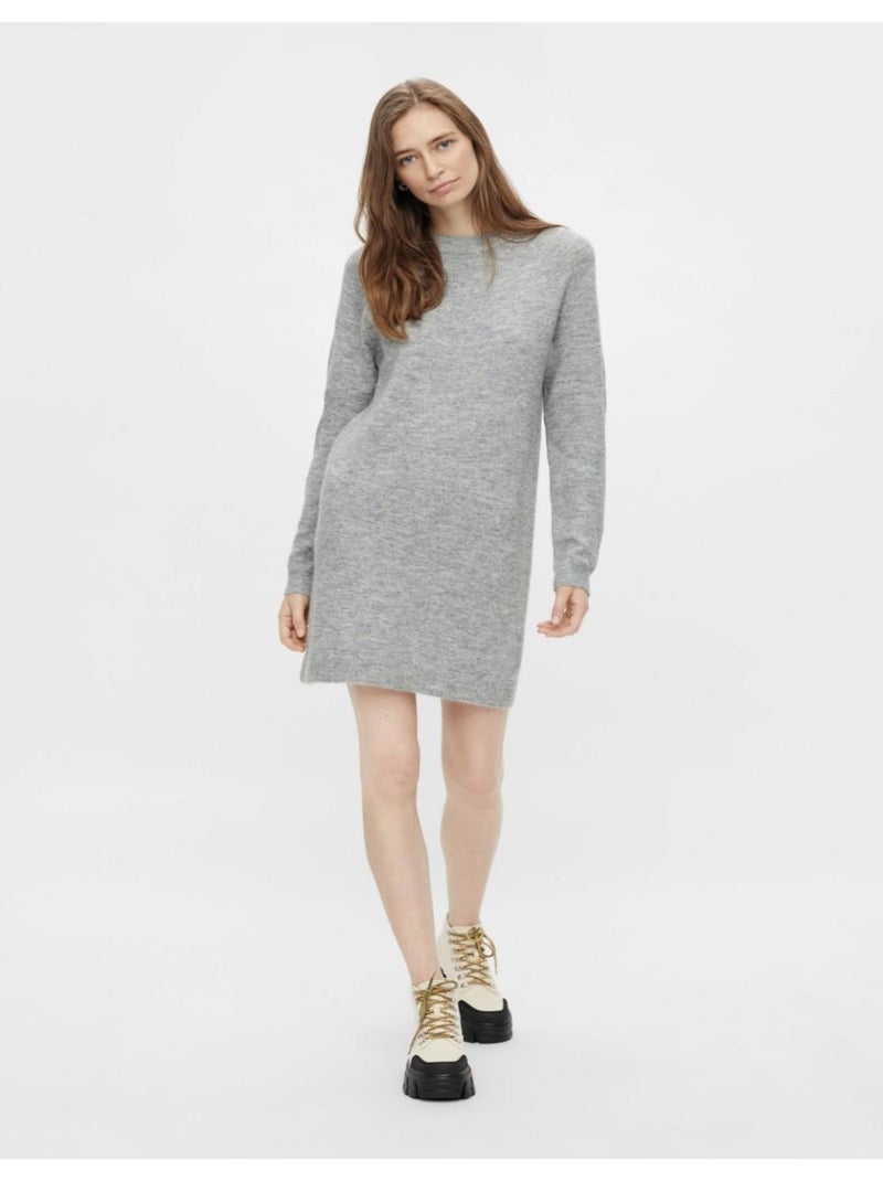 Robe pull Pieces Gris - Kiabi