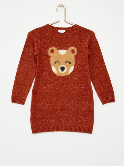 Robe pull 'tête d'ours' - Kiabi