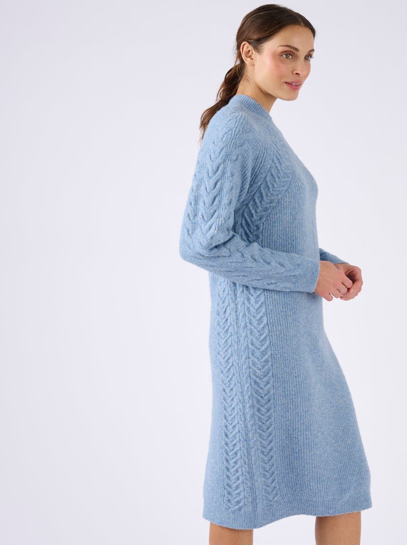 Robe-pull Thermolactyl - Damart Bleu - Kiabi