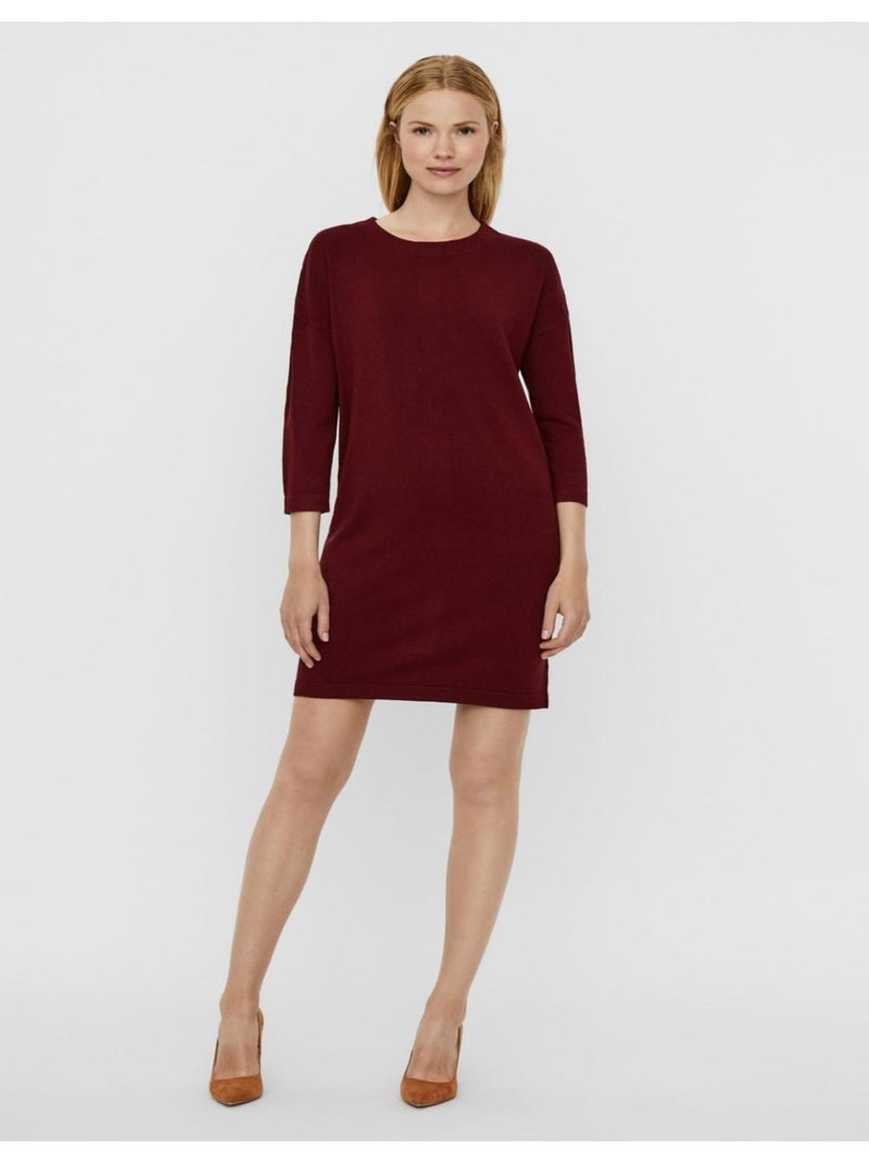 Robe pull Vero Moda Bordeaux - Kiabi