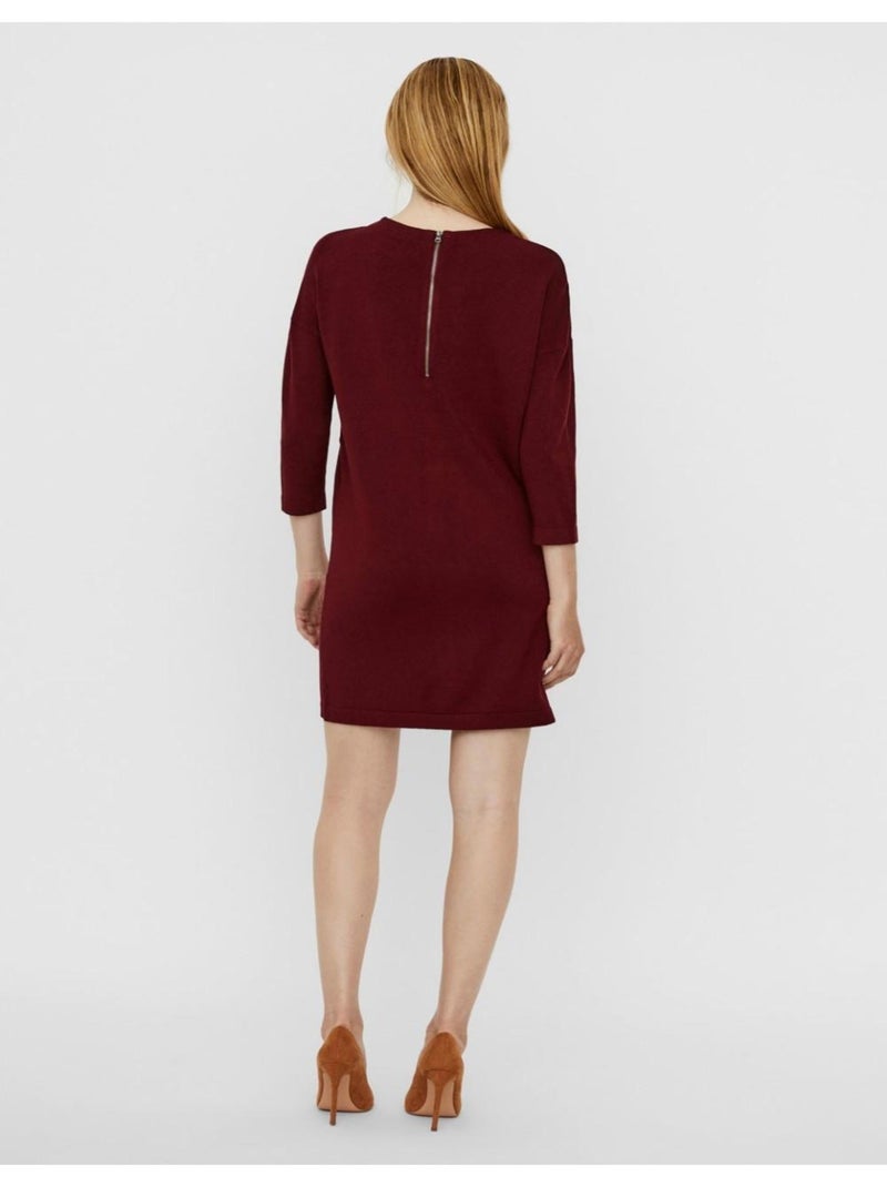 Robe pull Vero Moda Bordeaux - Kiabi