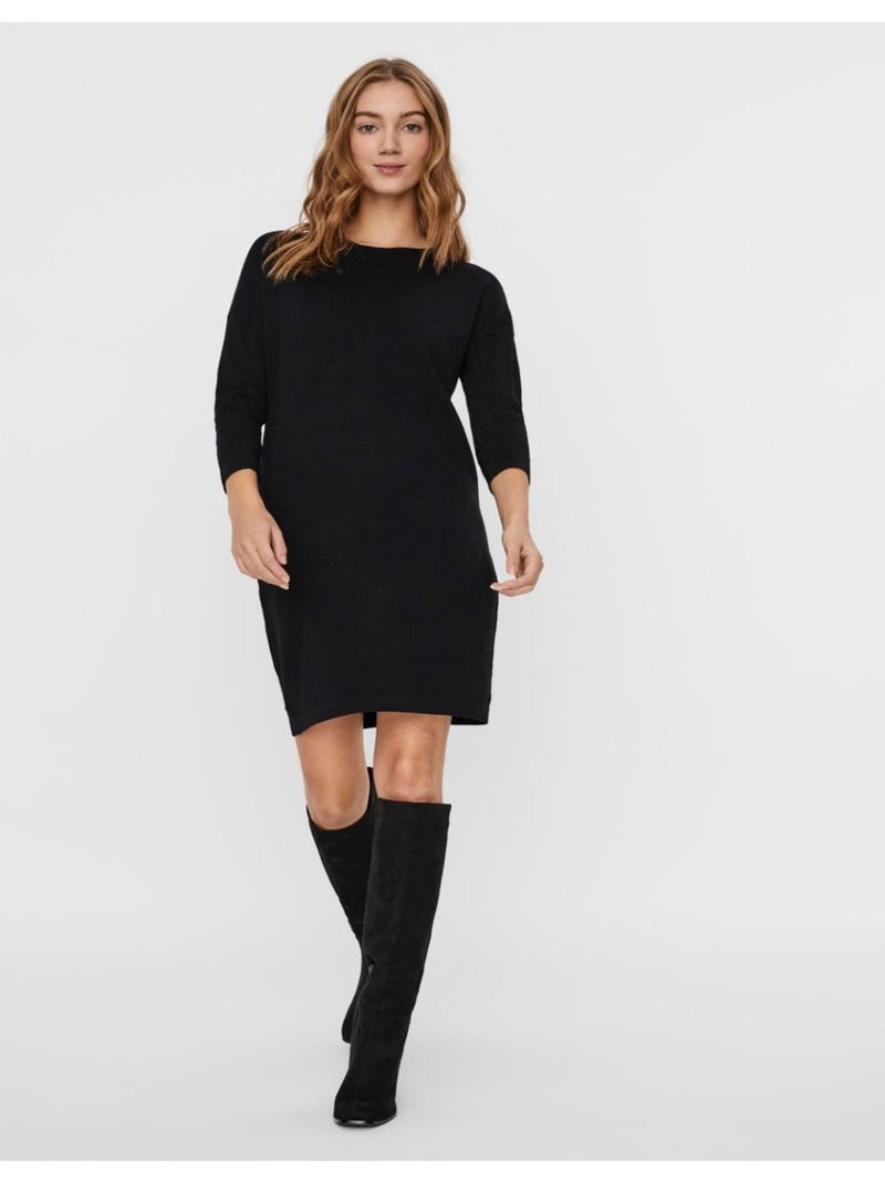 Robe pull Vero Moda Noir Noir - Kiabi