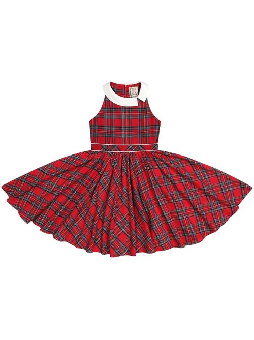Robe Qui Tourne  à Carreaux Tartan   HEPBURN - La Faute à Voltaire - Kiabi