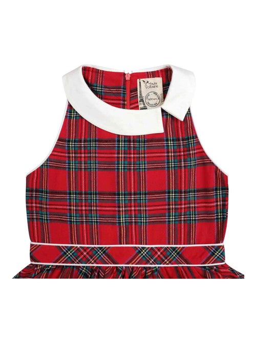 Robe Qui Tourne  à Carreaux Tartan   HEPBURN - La Faute à Voltaire - Kiabi