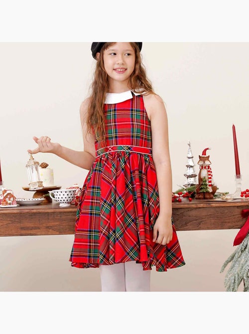 Robe Qui Tourne  à Carreaux Tartan   HEPBURN - La Faute à Voltaire - Kiabi