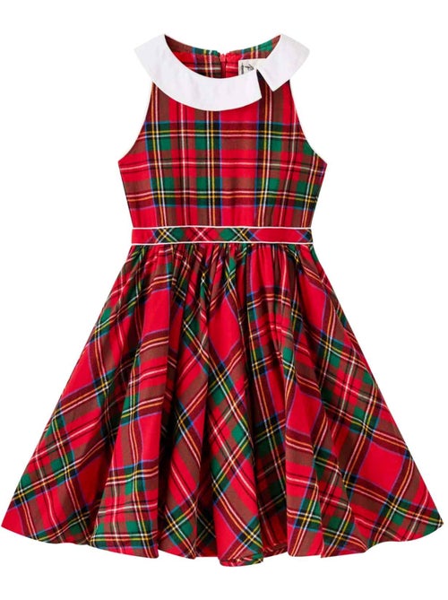 Robe Qui Tourne  à Carreaux Tartan   HEPBURN - La Faute à Voltaire - Kiabi