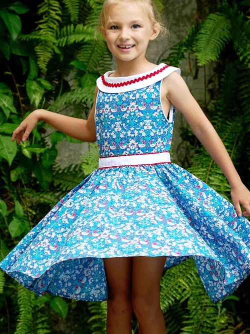 Robe Qui Tourne Cérémonie   Coton  et   HEPBURN - La Faute à Voltaire - Kiabi