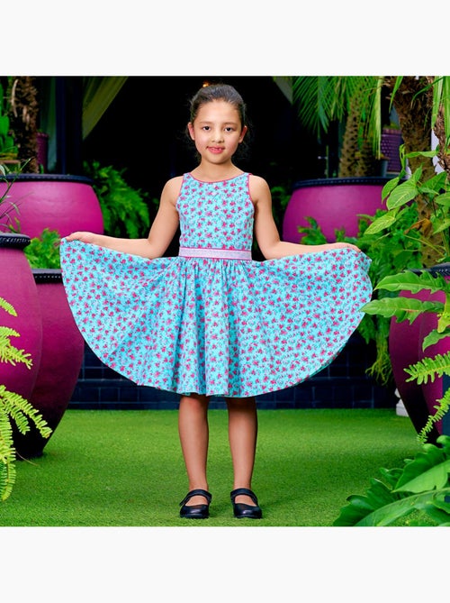 Robe Qui Tourne Été  Fleurie     HEPBURN - La Faute à Voltaire - Kiabi