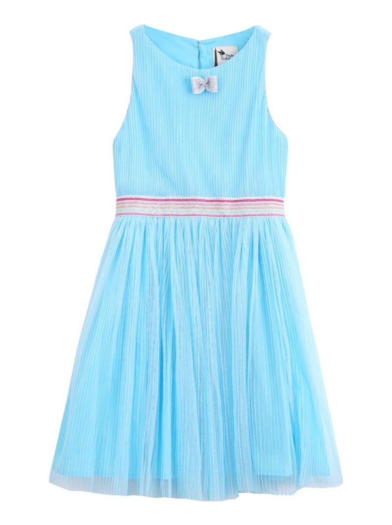 Robe Qui Tourne Fille   Ciel Paillettes  HEPBURN - 'LA FAUTE A VOLTAIRE' Bleu clair - Kiabi