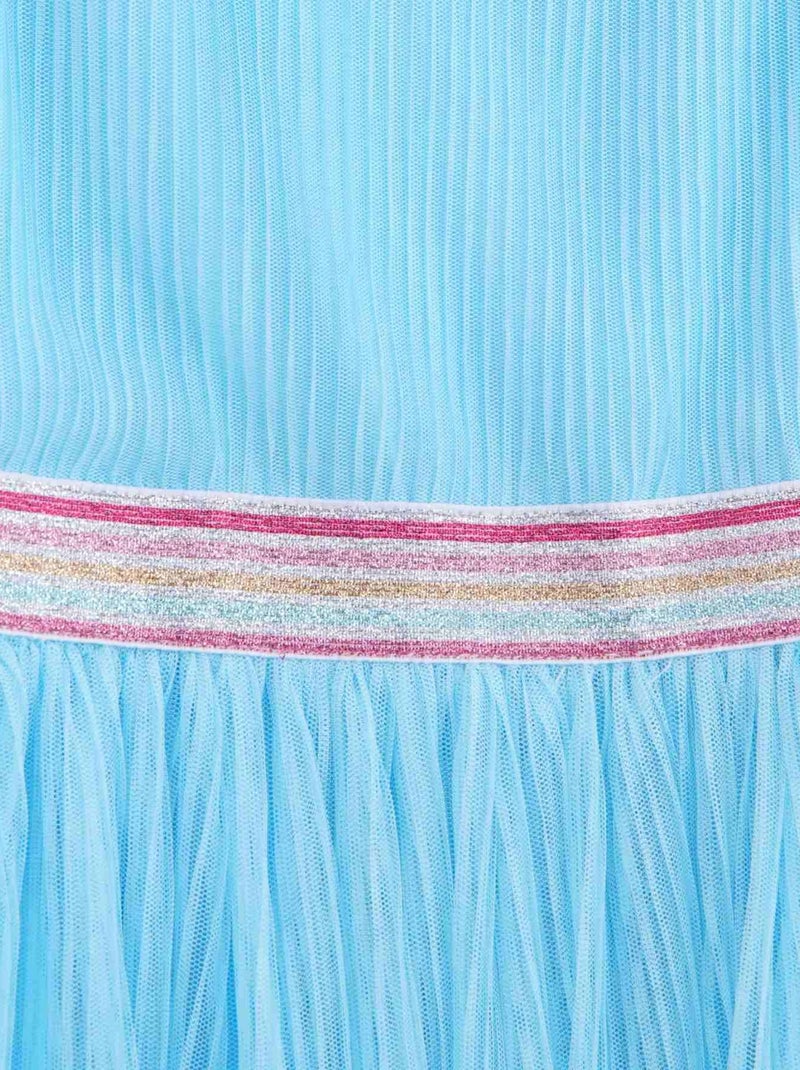 Robe Qui Tourne Fille   Ciel Paillettes  HEPBURN - 'LA FAUTE A VOLTAIRE' Bleu clair - Kiabi