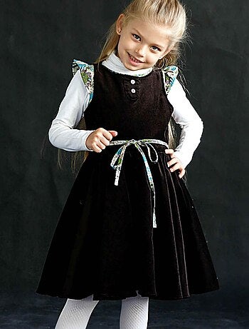 Robe Qui Tourne Hiver en Velours HEPBURN - La Faute à Voltaire