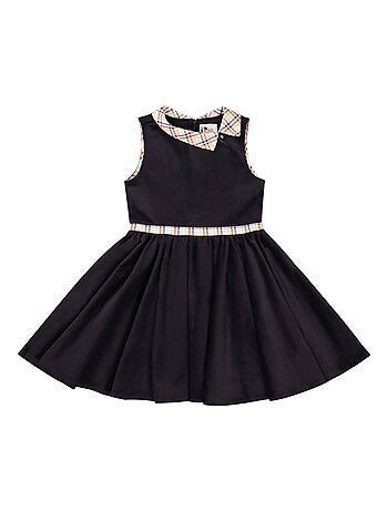 Robe qui Tourne Hiver Velours Carreaux HEPBURN - La Faute à Voltaire