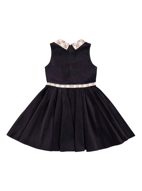 Robe qui Tourne Hiver   Velours    Carreaux  HEPBURN - La Faute à Voltaire - Kiabi