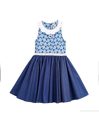 Robe Qui Tourne Liberty Col HEPBURN - La Faute à Voltaire